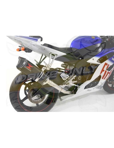 R6 YZF600 2017 2018 (RJ27) Race Decata Hi Level Ligne complète + Silencieux Hexagonale En Carbone 300mm