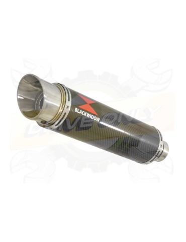 R6 YZF600 2017 -18 (RJ27) Race Decata Passage Haut Ligne complète + Silencieux Rond GP En Carbone 360mm