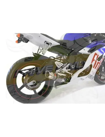R6 YZF600 2017 2018 (RJ27) Race De Cat Ligne complètes + GP Rond En Carbone Silencieux 230mm