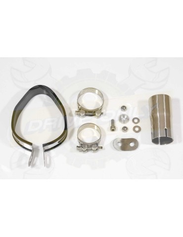R6 YZF600 2017-2018 (RJ27) Silencieux kit + Silencieux Tri-Ovale en Inox + Canule en Carbone 250mm
