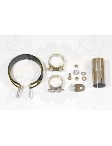 R6 YZF600 2017-2018 (RJ27) Silencieux kit + Silencieux Rond en Carbone 200mm