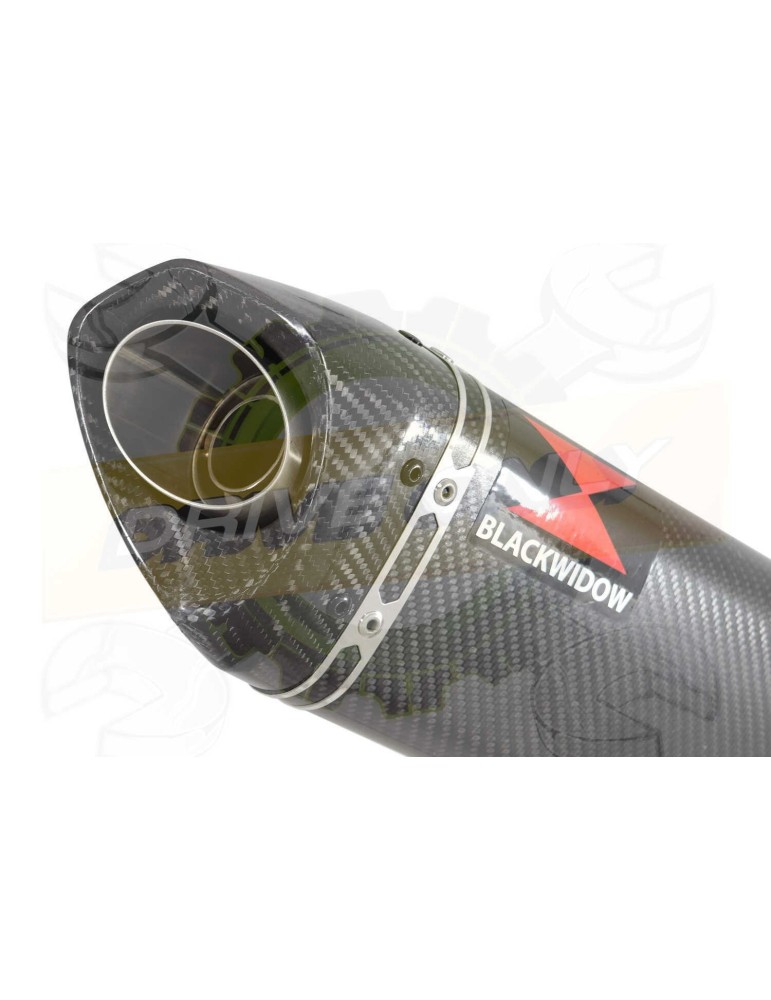 GSF600 Bandit 95-04 Refroidissement à Huile / Ligne complète & Silencieux Tri-Ovale En Carbone 250mm