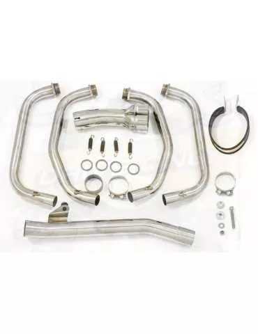 GSX 750 Inazuma Ligne complète & Silencieux Ovale Noir En Inox 230mm