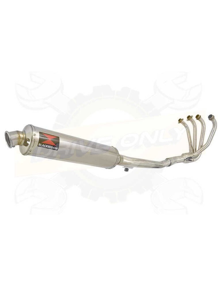 GSX 750 Inazuma Ligne complète & Silencieux Rond En Inox 400mm