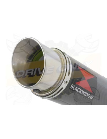 GSF 600 GSF600 Bandit 1995-2004 Refroidissement à Huile / Tube de raccord et Silencieux GP Rond En Carbone 360mm