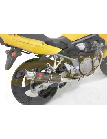 GSF 600 GSF600 Bandit 1995-2004 Refroidissement à Huile / Tube de raccord et Silencieux GP Rond En Carbone 360mm