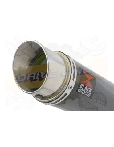 GSF 600 GSF600 Bandit 1995-2004 Refroidissement à Huile / Tube de raccord et Silencieux GP Rond En Carbone 350mm