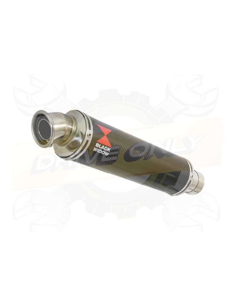 GSF 600 GSF600 Bandit 1995-2004 Refroidissement à Huile / Tube de raccord et Silencieux Rond En Carbone 350mm
