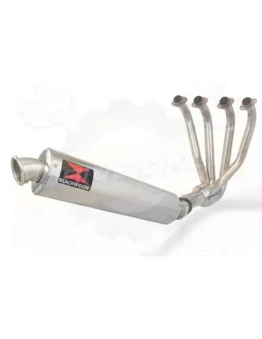 GSX750F GSX 750 F 1989-1997 4-1 Ligne complète & Silencieux Rond En Inox 400mm