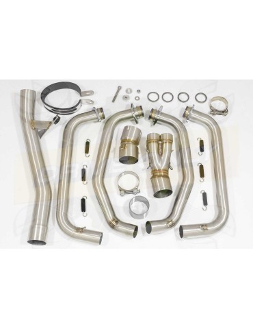 GSX 750 Inazuma Performance Race Exhaust Stainless Ovale Silencieux 400mm