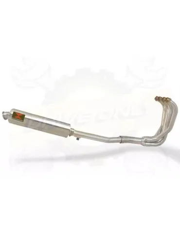 GSX750F GSX 750 F 1998-2006 4-1 Ligne complète & Silencieux Rond En Inox 400mm
