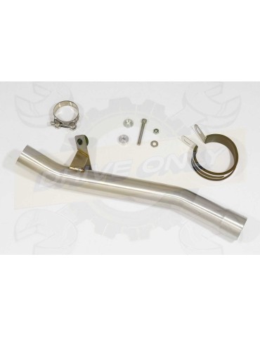 GSX 750 Inazuma Tube de raccord et Silencieux GP Rond En Carbone + Canule en Inox Anodisé 230mm