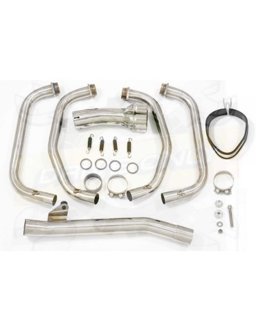 GSF650 Bandit 05-06 K5 K6 Ligne complète & Silencieux Tri-Ovale En Carbone 250mm