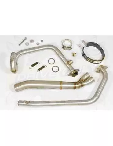 HYOSUNG GT125R GT125 COMET Ligne complète & Silencieux GP Rond En Carbone 230mm