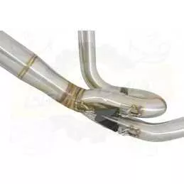 HYOSUNG GT250R GT250 COMET Ligne complète & Silencieux Tri Ovale en Inox + Carbone 250mm