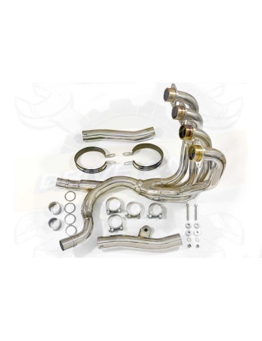 ZX-11 ZX11 4-2 Ligne complète & Silencieux Ovale Noir En Inox 230mm