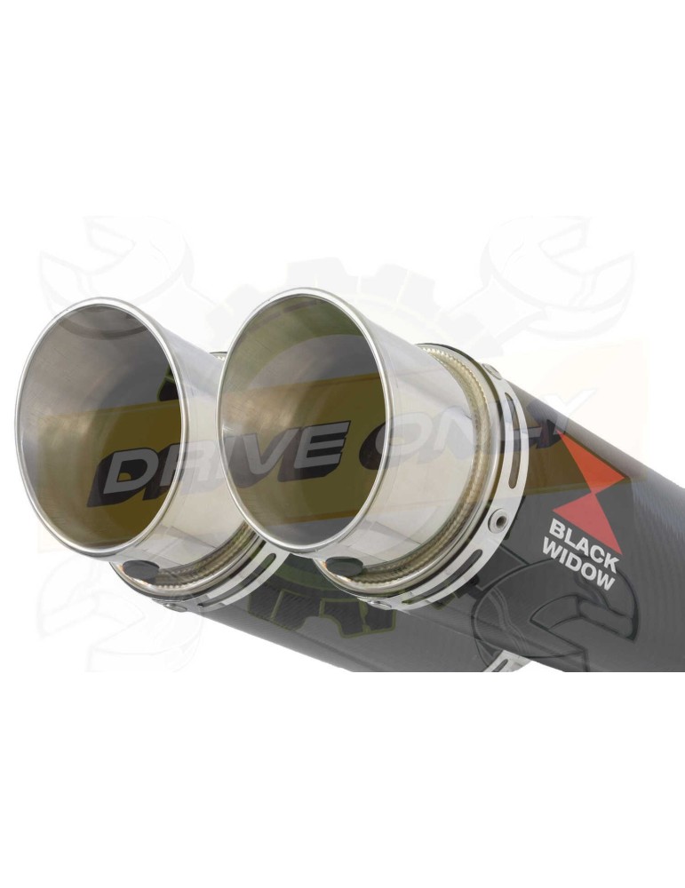 ZX-11 ZX11 4-2 Ligne complète & Silencieux Rond En Carbone 200mm