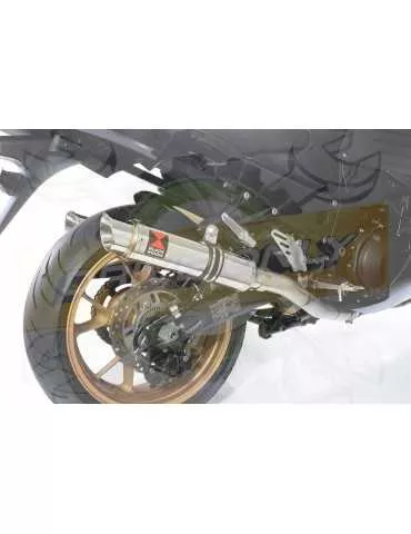 ZZR 1400 Ninja ZX14 2008-2011 4-2 Tube de raccord & Silencieux GP Rond en Inox 350mm