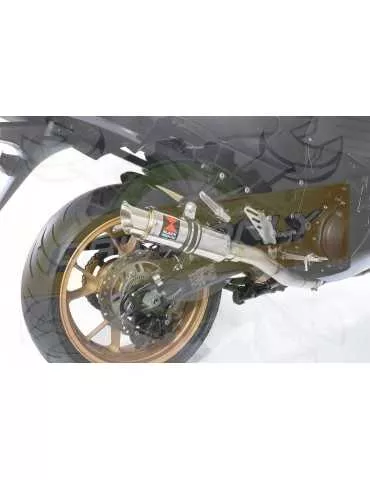 ZZR 1400 Ninja ZX14 2008-2011 4-2 Tube de raccord & Silencieux GP Rond en Inox 230mm