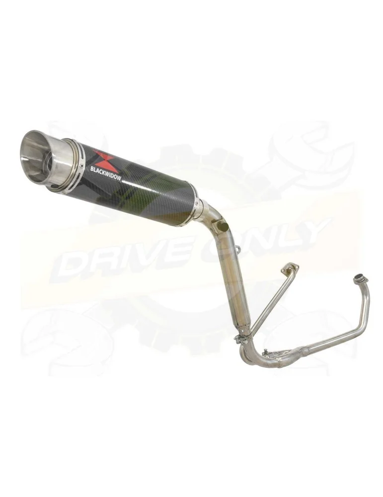 HONDA XL125 VARADERO (JC32) 01-07 Ligne complète & Silencieux GP Rond En Carbone 360mm