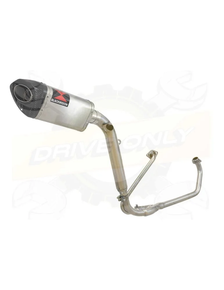 HONDA XL125 VARADERO (JC32) 01-07 Ligne complète & Silencieux Tri-Oval Inox + Carbone 250mm