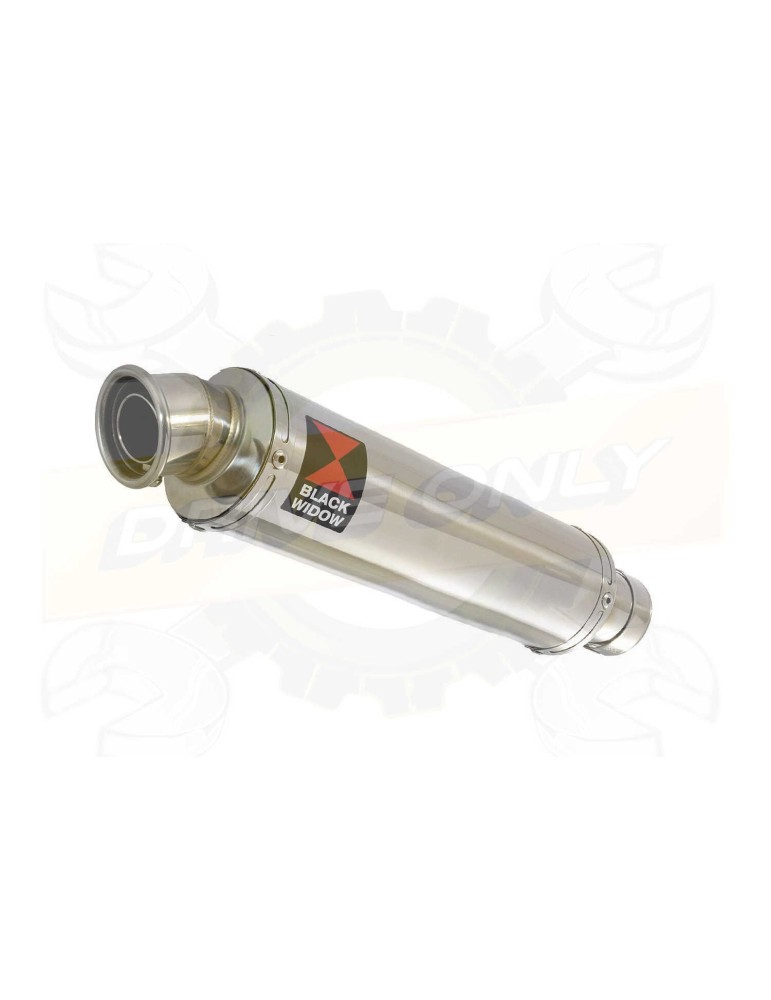 VFR800F VFR 800 1997-2003 (RC46) Tube de raccord et Silencieux Rond En Inox 350mm