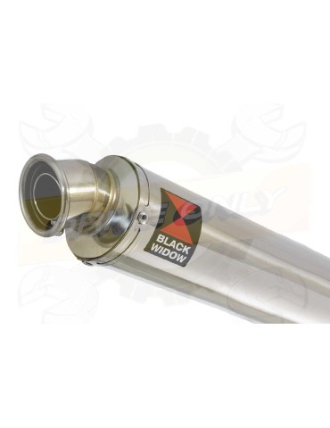 VFR800F VFR 800 1997-2003 (RC46) Tube de raccord et Silencieux Rond En Inox 350mm