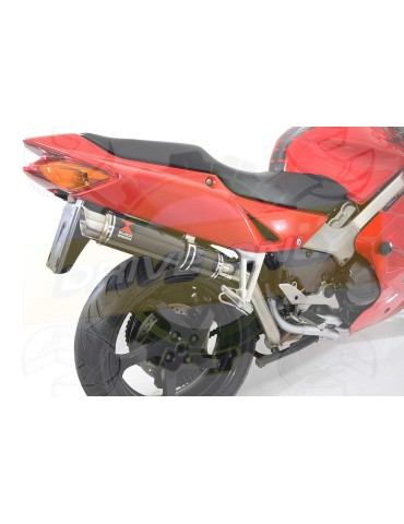 VFR800 97-03 (RC46) Hi level Ligne complète / Silencieux GP Rond En Carbone 350mm