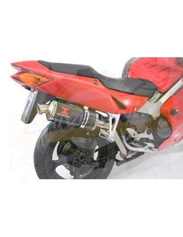 VFR800 97-03 (RC46) Hi level Ligne complètes Ovale En Carbone Silencieux 300mm