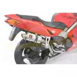 VFR800 97-03 (RC46) Hi level Ligne complètes Ovale Stainless Silencieux 230mm