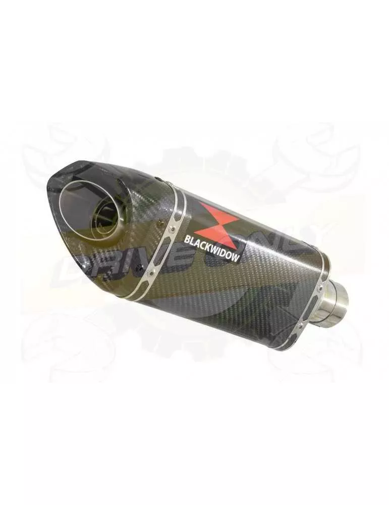VFR800F VFR 800 1997-2003 (RC46) Ligne complètes & Tri Silencieux Ovale En Carbone + Carbon Tip 250mm