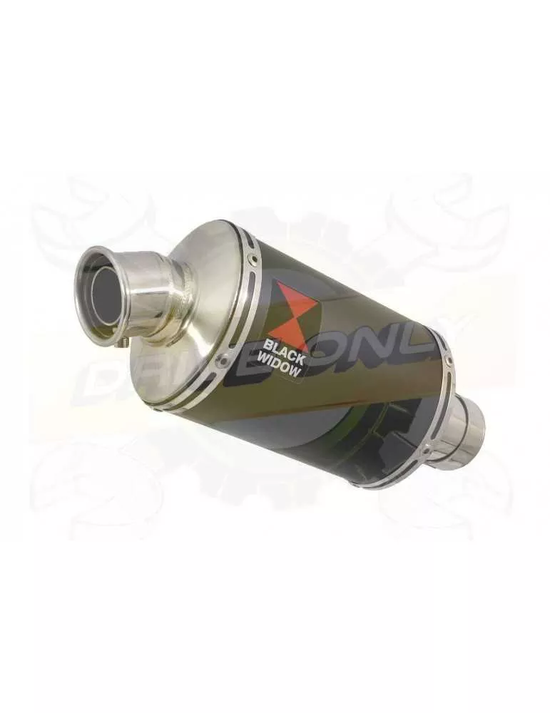 VFR800F VFR 800 1997-2003 (RC46) Ligne complètes & Ovale Noir Silencieux En Inox 230mm