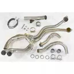 VFR800F VFR 800 1997-2003 (RC46) Ligne complètes & Ovale Noir Silencieux En Inox 230mm