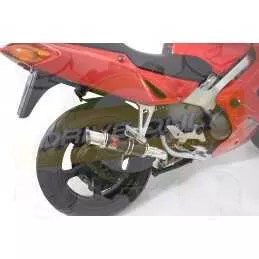 VFR800F VFR 800 1997-2003 (RC46) Ligne complètes & GP Rond Noir Silencieux En Inox 230mm