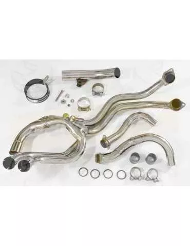 VFR800F VFR 800 1997-2003 (RC46) Ligne complètes & Rond Silencieux En Inox 300mm