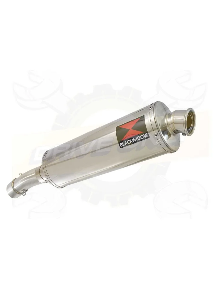 F700 GS Exhaust tube de raccord + Ovale Stainless Silencieux 400mm