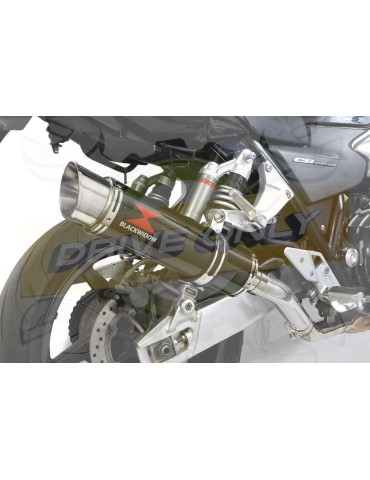CB1300 S F SC54 2003-2015 Exhaust tube de raccord &  Silencieux GP Rond En Carbone 360mm