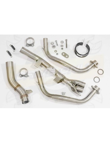 CB500 F X CBR500R Performance De Cat Ligne complètes GP Rond Noir Stainless Silencieux 350mm