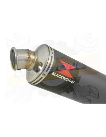 CB500 F X CBR500R Performance De Cat Ligne complètes Rond Noir Stainless Silencieux 300mm