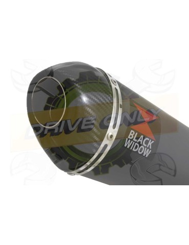 CB500 F X CBR500R Performance De Cat Ligne complètes Noir Stainless/Carbon Silencieux 200mm