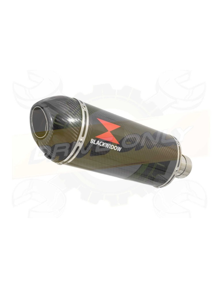 CB500F CB500X CBR500R Tube de raccord & Silencieux Ovale En Carbone 300mm