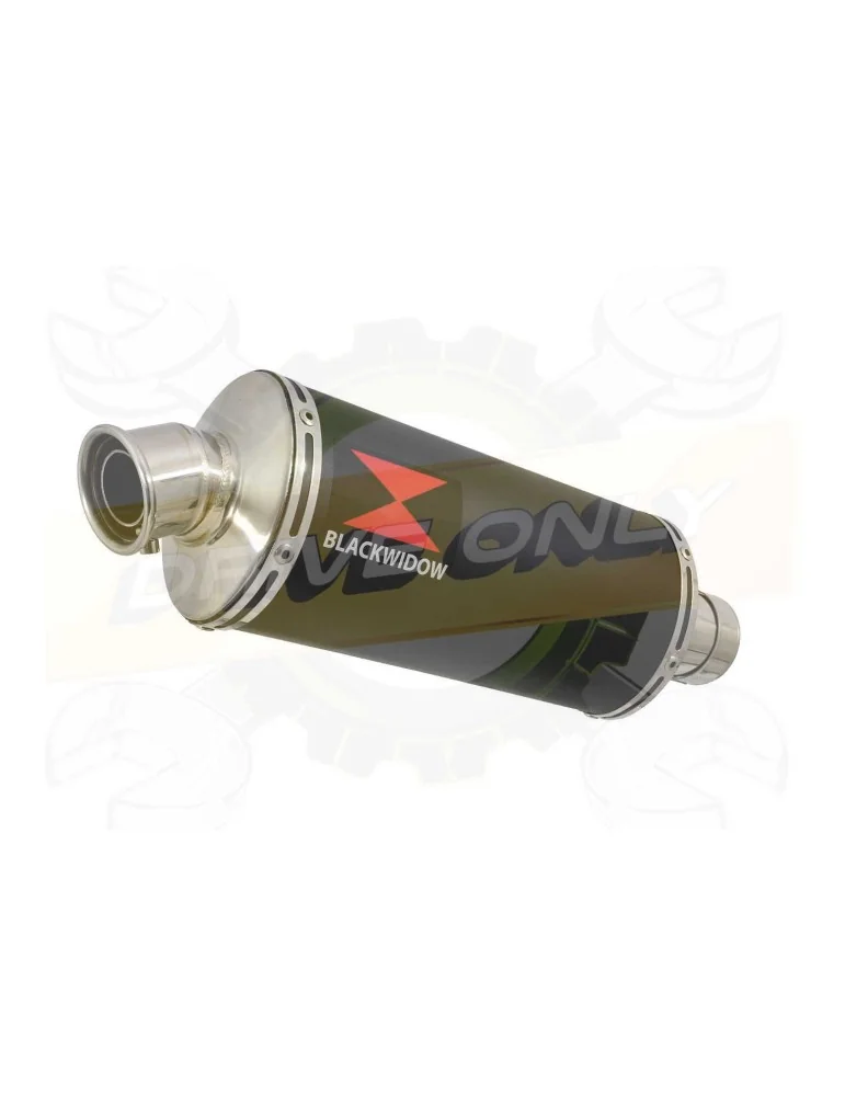 CB500F CB500X CBR500R Tube de raccord & Silencieux Ovale Noir Inox 300mm