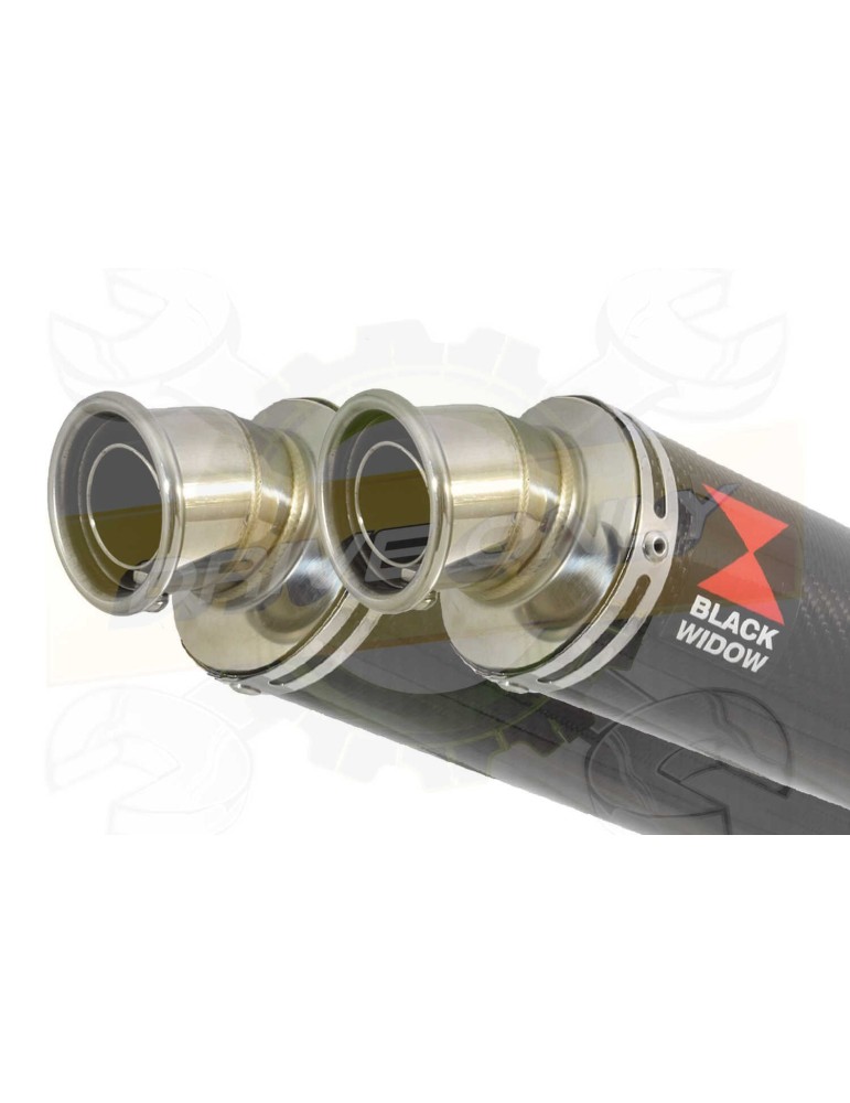 CB1100 X11 4-2 Ligne complète & Silencieux Rond Carbone 350mm