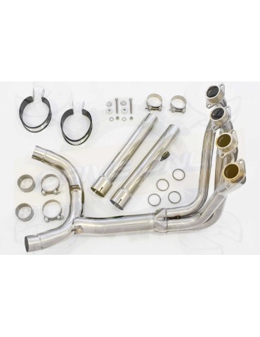 CB1100 X11 4-2 Ligne complète & Silencieux Rond Carbone 350mm