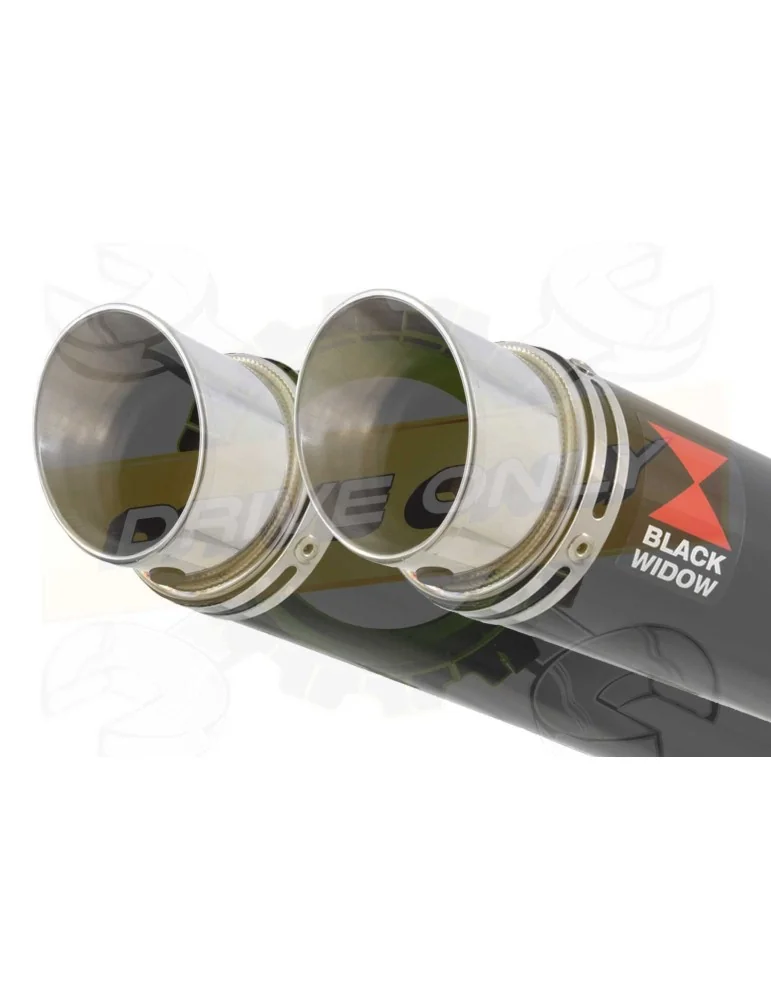 CB1100 X11 4-2 Ligne complète & Silencieux GP Rond black En Inox 350mm