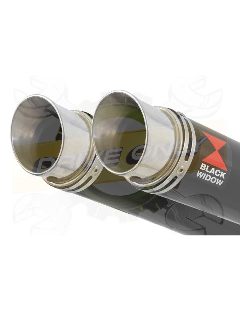 CB1100 X11 4-2 Ligne complète & Silencieux GP Rond black En Inox 230mm