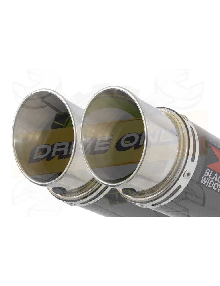 CB1100 X11 4-2 Ligne complète & Silencieux Rond Carbone 200mm