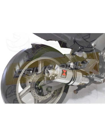 CBF1000 2006-2011 Par paire, Silencieux Ovale Inox 230mm