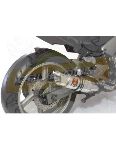 CBF1000 2006-2011 Par paire, Silencieux Rond Inox 200mm