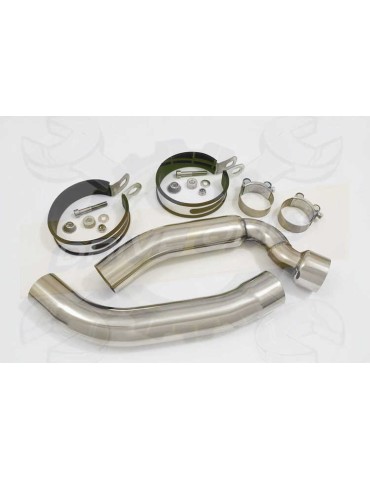 CBR 1000 CBR1000F FH-FJ 1987-1988 SC21 4-2 Exhaust tube de raccords + Rond Stainless Silencieuxs 400mm